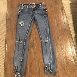 So Nikki dark washed denim girls jeans